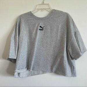 Oversized Puma crop top